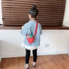 Korean children's autumn new single-shoulder bag, cute strawberry mini crossbody bag, trendy baby bags for boys and girls Application Scenario
